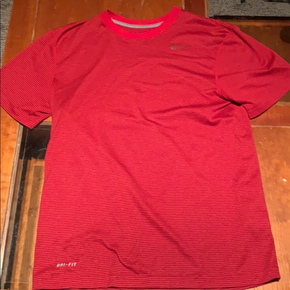 Red Nike t-shirt